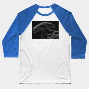 Spirograph Alien film character collage Baseball T-Shirt
